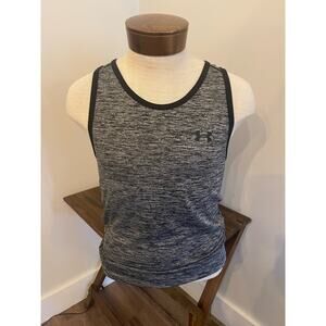 Under Armour Heather Gray Tank Loose Fit Size Small